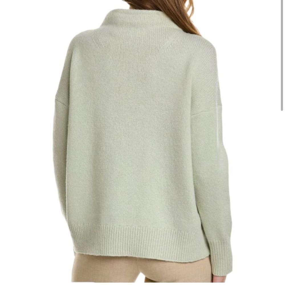 NWT Vince Marled Merino Wool/Cashmere Funnel Neck Sweater size Medium - Picture 2 of 10